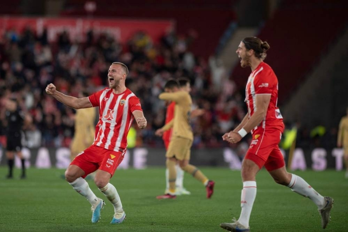 Almeria defeat Barcelona