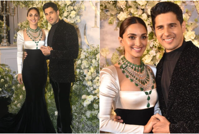 Sidharth-Kiara make classy appearance at their reception