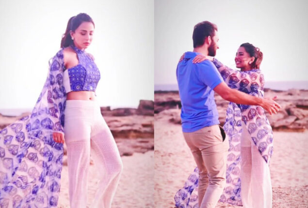 Ushna Shah shares glimpses of her pre-wedding beach party