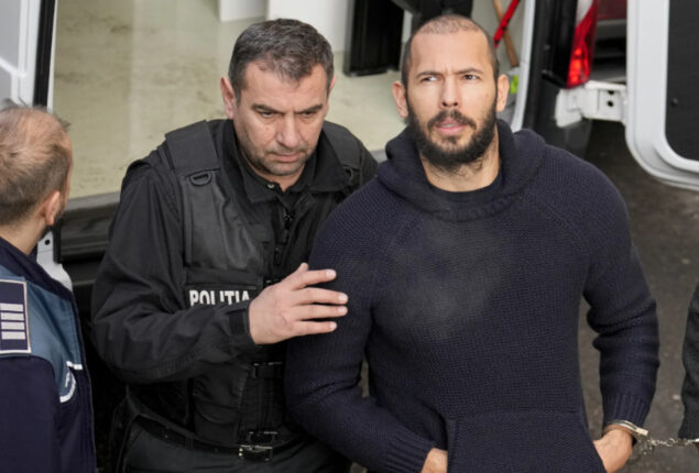 Andrew Tate loses appeal against detention