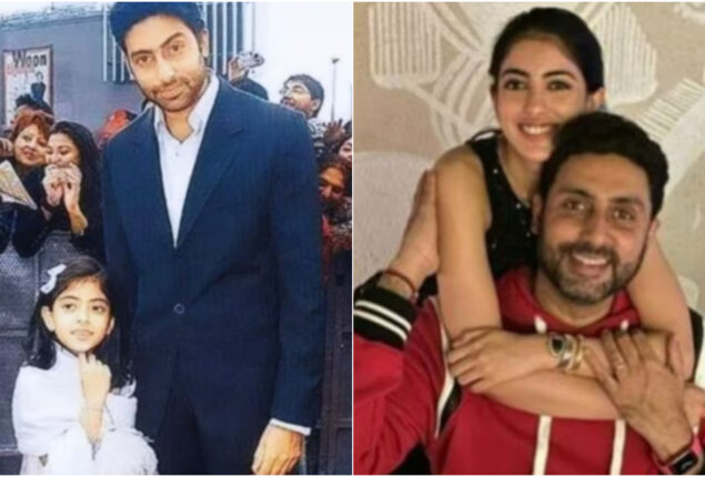 Navya Naveli Nanda wishes Abhishek Bachchan with throwback pics on birthday