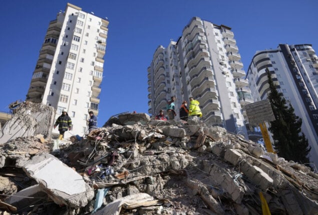 Turkish authorities arrest 97 people in quake region