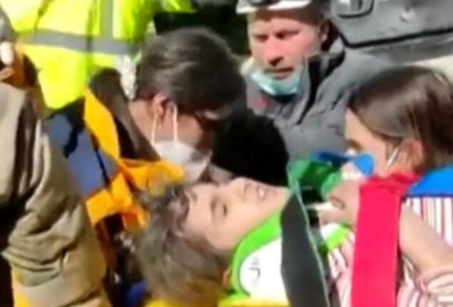 Young girl rescued after 178 hours under rubble