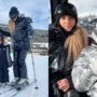 Kim Kardashian posts cute images of her family’s Ski vacation