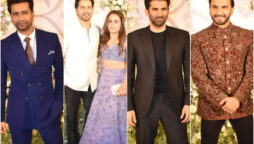 Ranveer Singh, Varun Dhawan, Vicky Kaushal, and others attended Sidharth-Kiara’s Reception