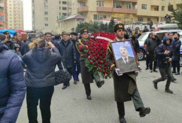 Orkhan Asgarov’s body was buried in the II Alley of Martyrs