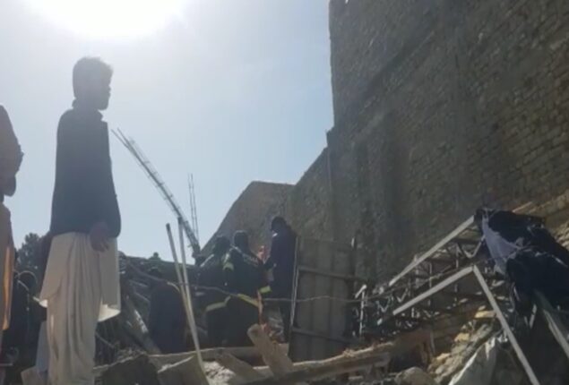 Quetta: Under-construction building collapsed, no death reported