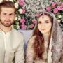 Shaheen Shah Afridi and bride Ansha Afridi’s wedding pictures