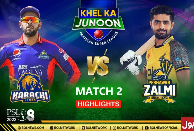 KK vs PZ Full Highlights: Karachi kings vs Peshawar Zalmi | Match 2
