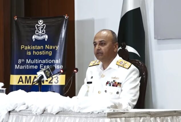 50 countries to participate in Maritime Exercise AMAN-23: Vice Admiral Ovais Bilgrami