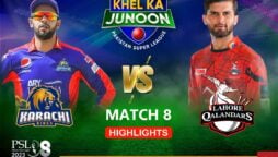 KK vs LQ Full Highlights: Karachi Kings vs Lahore Qalandars Full Match Highlights | Match 8