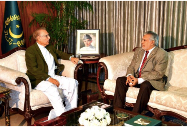 Arif Alvi lauds govt for efforts to hold talks with IMF