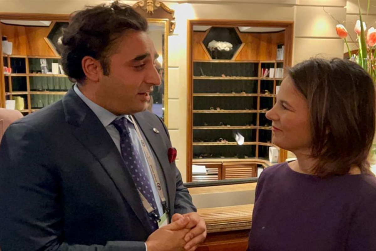 Foreign Minister Bilawal Bhutto Zardari had a meeting with his German counterpart Annalena Baerbock.