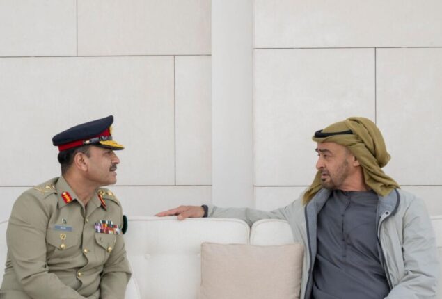 COAS Munir condoles with UAE President
