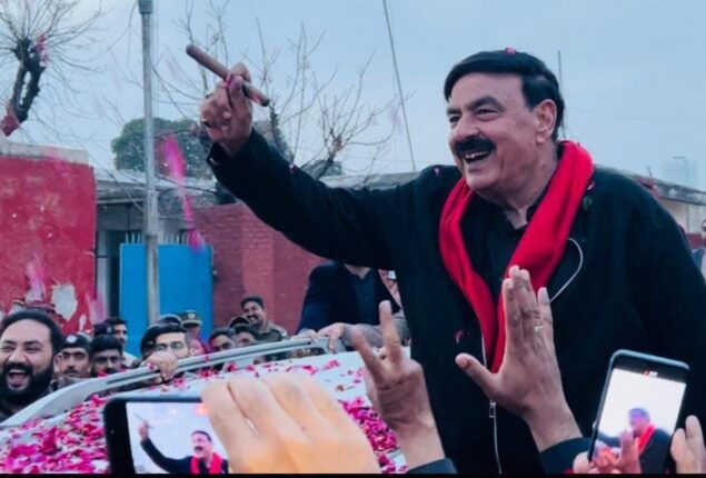 Sheikh Rashid released from Adiala Jail