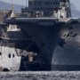 Brazil sinks a decaying old aircraft ship in the Atlantic