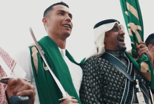 Cristiano Ronaldo performs Ardha dance to celebrate Founding Day of Saudi Arabia