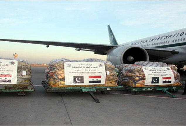 Pakistan’s 20-member rescue, medical team leaves for quake-hit Syria