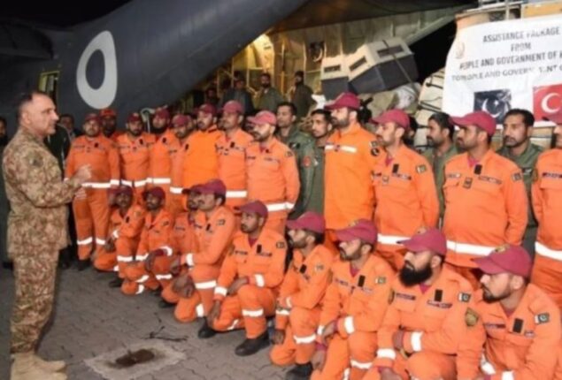 Pakistan Army USAR team returns after rescue operation in Turkiye