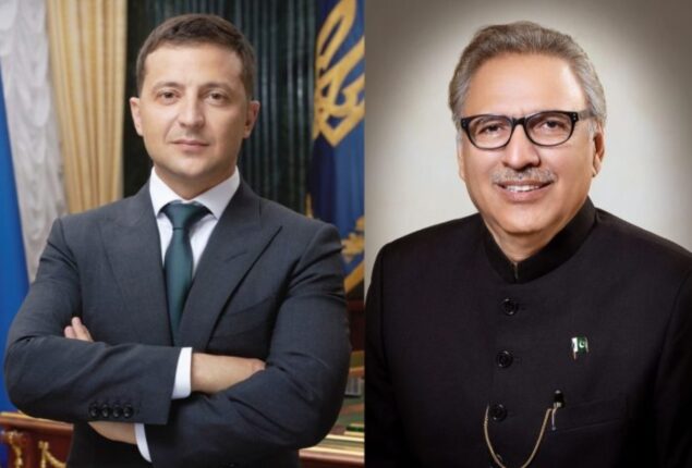 Pakistan supports peaceful solution to Ukraine conflict: President Alvi