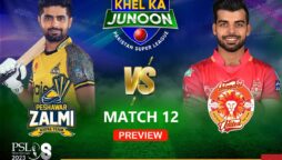 PSL 2023: Peshawar Zalmi vs Islamabad United Match 12 Preview | Prediction, Head-to-Head