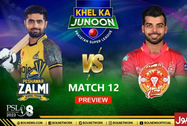 PSL 2023: Peshawar Zalmi vs Islamabad United Match 12 Preview | Prediction, Head-to-Head