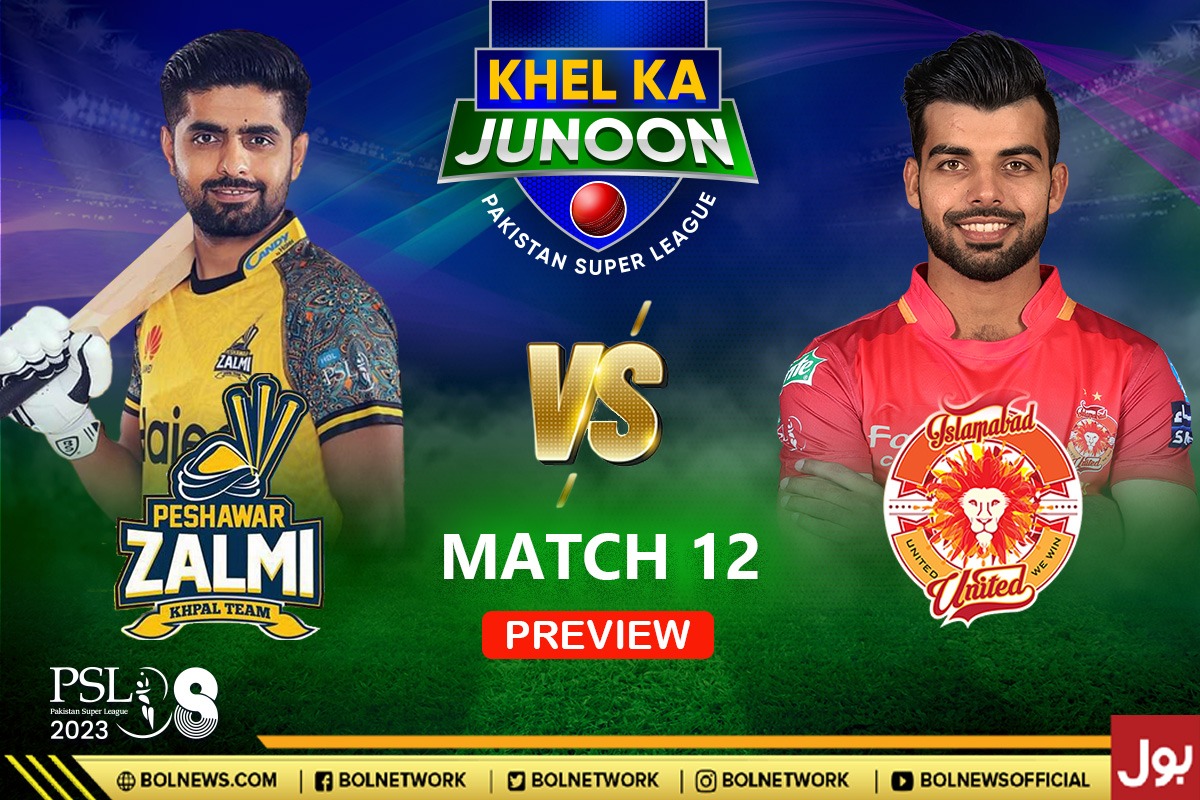 PSL 2023: Peshawar Zalmi vs Islamabad United Match 12 Preview | Prediction, Head-to-Head