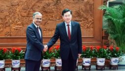 Foreign Secretary Asad Majeed meets Chinese FM