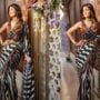 Shilpa Shatte’s monochromatic chiffon saree: Here’s Pics