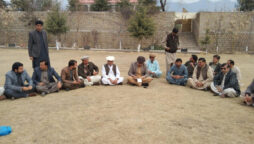 Sajid Hussain attends meeting regarding development & peace of Karam district
