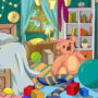 Optical Illusion: Only 5% can spot the hidden Turtle in Bedroom within 5 secs!