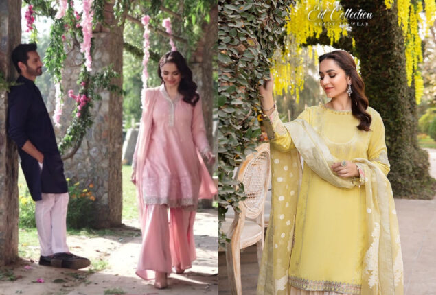 Yumna Zaidi & Wahaj Ali to be featured in Maria B Eid Collection