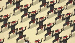 Optical Illusion: Only 5% can spot the cat hidden among Ninjas in 7 secs!