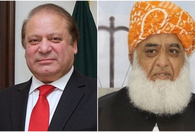 Elections without census, delimitations will be controversial: Maulana Fazl tells Nawaz