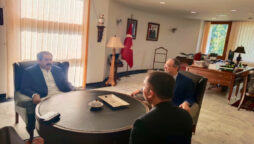 Turkish Ambassador warmly welcomes Sajid Hussain Turi