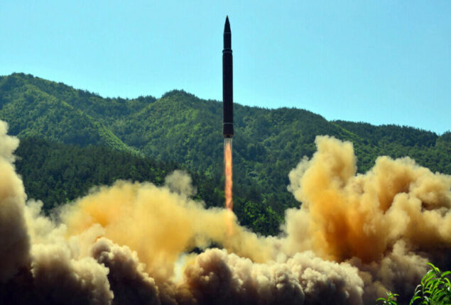 North Korea fires ballistic missile towards sea