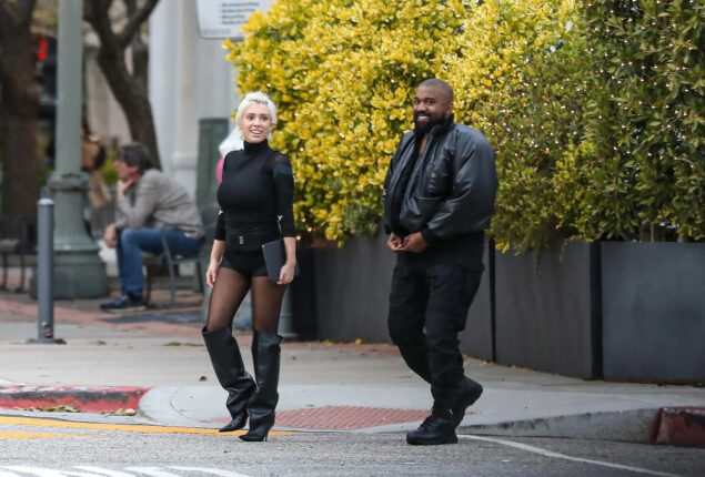 Kanye West & wife Bianca Censori seem happy on dinner date