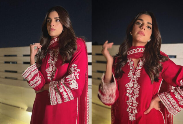 Sanam Saeed flaunts her desi style in stunning outfit