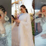 Sana Fakhar’s silver saree takes the internet by storm