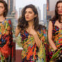 Mahira Khan looks splendid in colorful saree