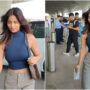 Shah Rukh Khan’s daughter Suhana Khan spotted at the Mumbai airport