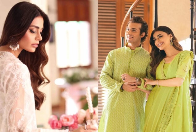 Sadaf Kanwal and Shahroz Sabzwari Lovely photoshoot for an Eid campaign