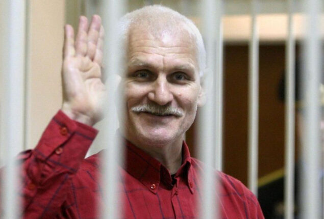 Nobel laureate Ales Beliatski sentenced to 10 years in prison