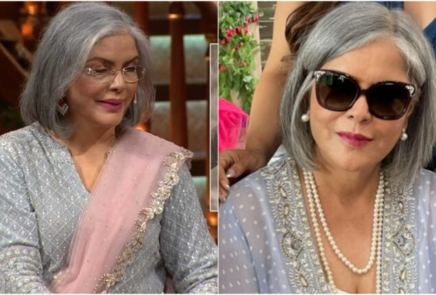 Zeenat Aman reports having “flaring rosacea and the flu” 