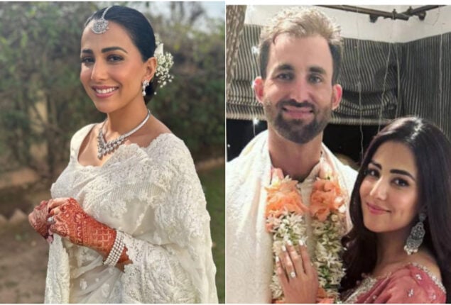 Ushna Shah is playing golf on her Walima with husband