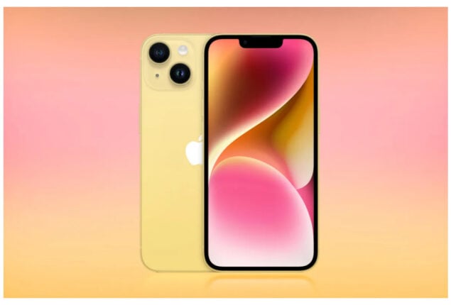 Yellow iPhone 14