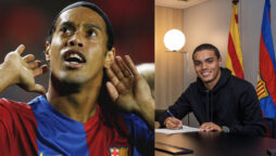 Barcelona finally signed Ronaldinho’s son Joao Mendes