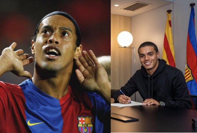Ronaldinho son Joao Mendes