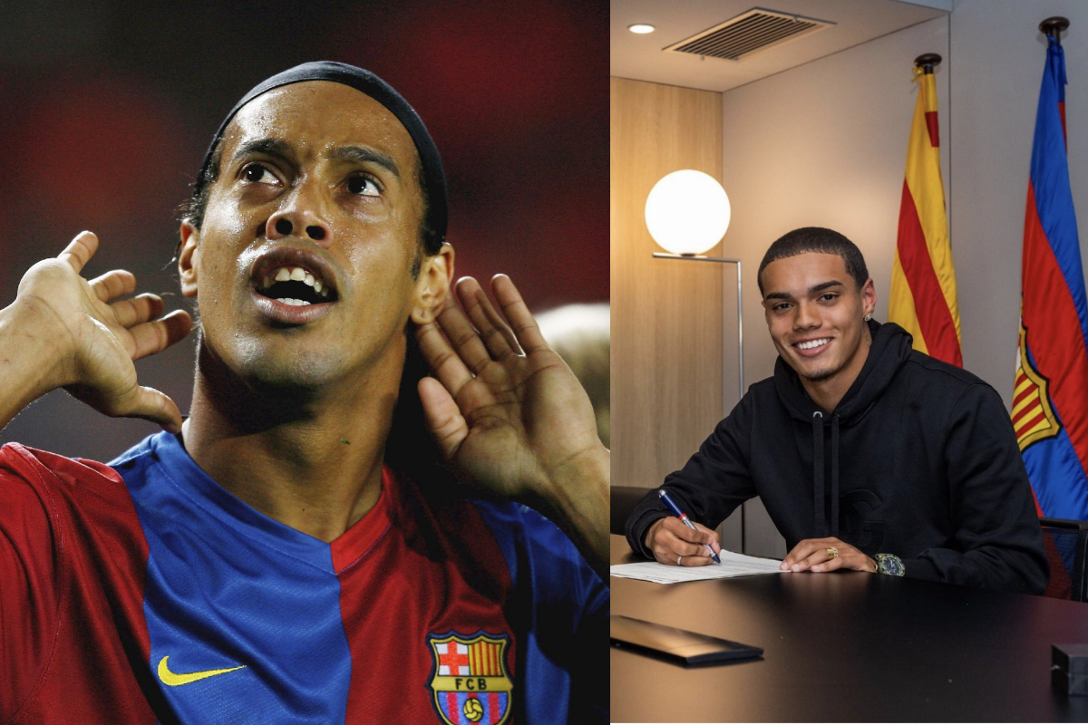 Ronaldinho son Joao Mendes