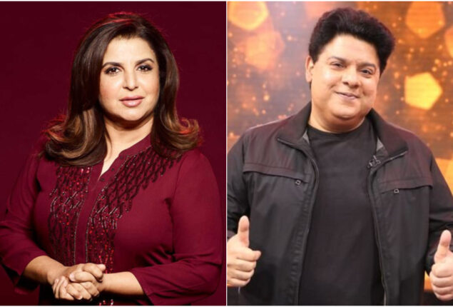 Farah Khan spotted at Mumbai airport with Sajid Khan